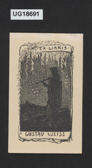 Ex libris Gustav Weiss