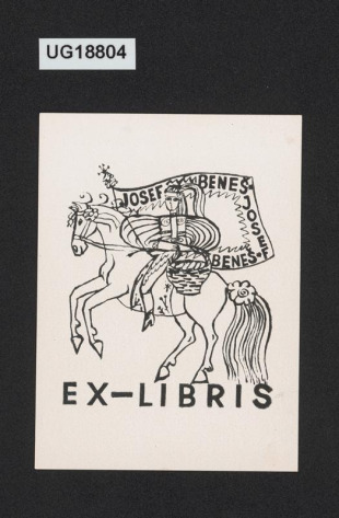 Ex-libris Josef Beneš