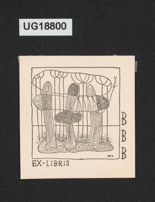 Ex-libris BBB (Bedřich Beneš Buchlovan)