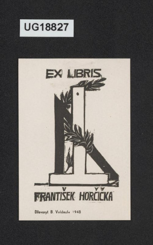 Ex libris František Horčička