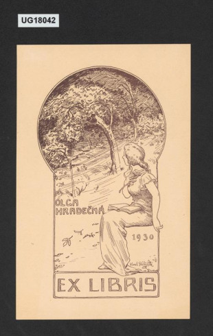 ex libris Olga Hradečná