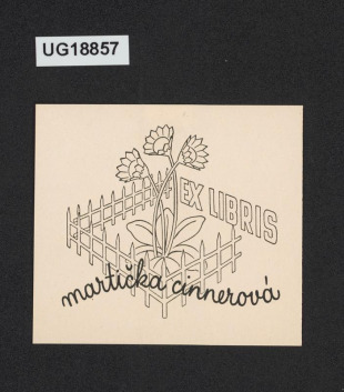 Exlibris martička cinnerová