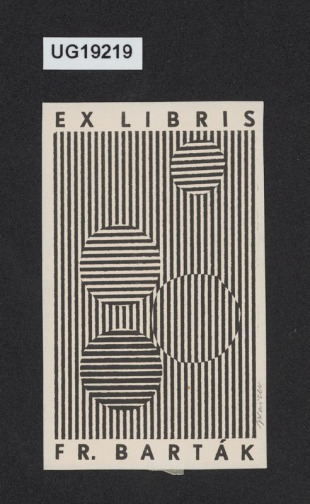 Ex libris Fr. Barták