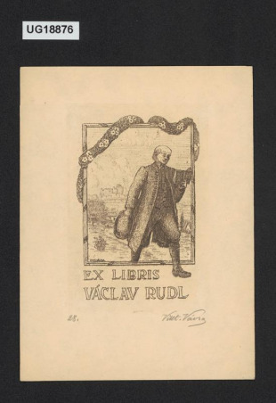 Exlibris Václav Rudl