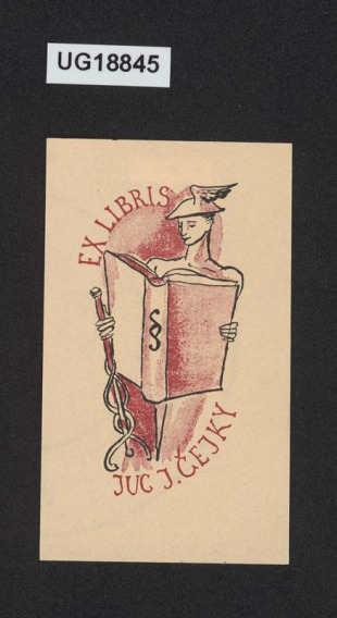 Ex libris JUC. J. Čejky