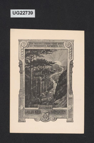 Ex libris Willa Keil v. Bündten