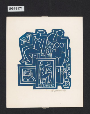 Exlibris JŠ (dr. Jan Škvára)