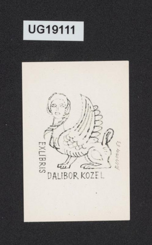 Exlibris Dalibor Kozel