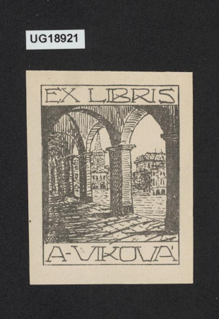Ex libris V. Viková