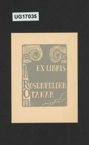 Ex libris Otakar Rosenfelder