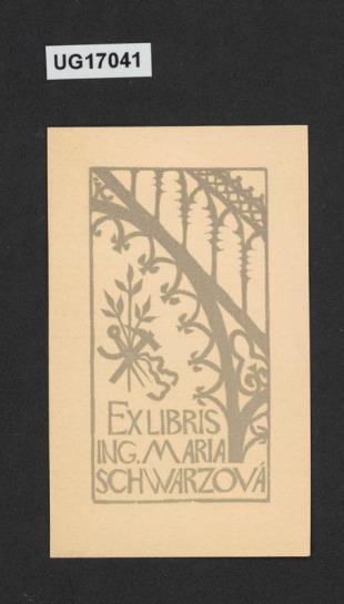 Ex libris Ing. Maria Schwarzová