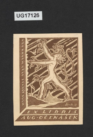 Ex libris Aug. Očenášek