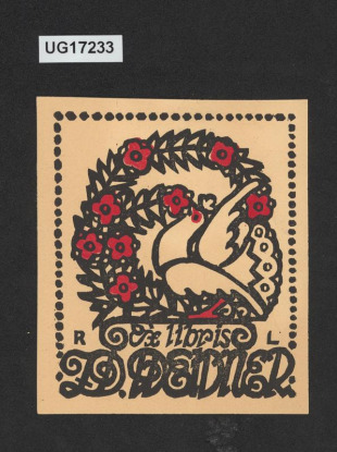 Ex libris Zd. Weldner