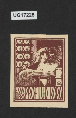 Ex libris prof. Lud Kopa