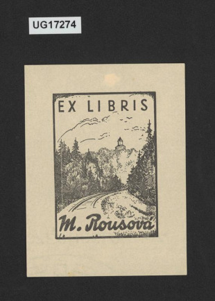 Ex libris M. Rousová