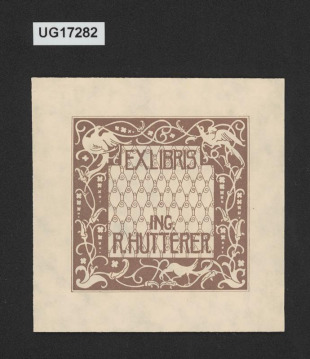 Exlibris Ing. R. Hutterer