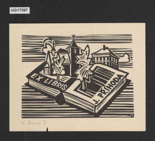Ex libris J. Příhoda
