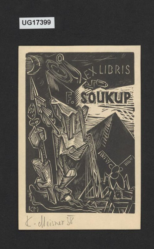 Ex libris F. Soukup
