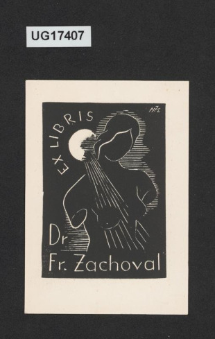 Ex libris Dr Fr. Zachoval