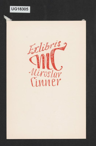 Exlibris Miroslav Cinner