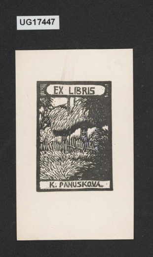Ex libris K. Panušková