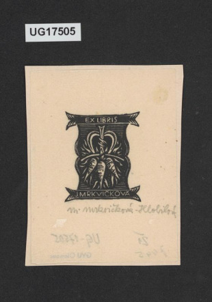 Exlibris J. Mrkvičková