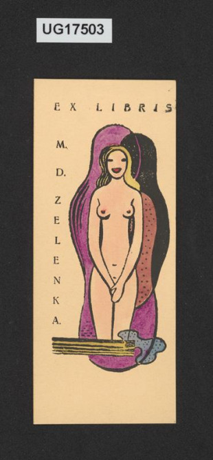 Ex libris M. D. Zelenka