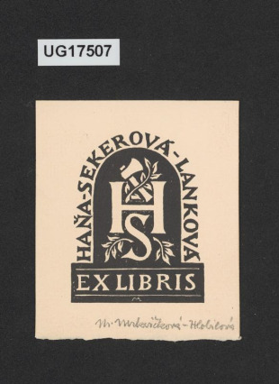 Exlibris Haňa Sekerová - Lanková