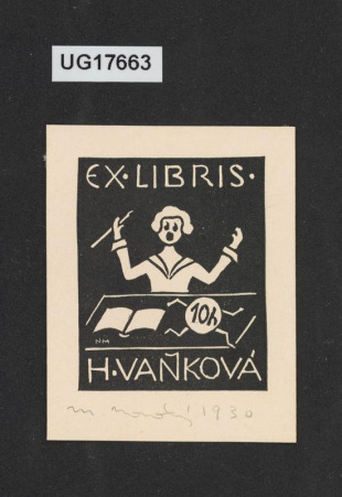 Ex libris H. Vaňková