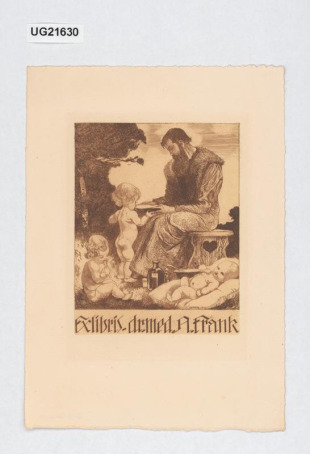 Exlibris dr. med. A. Frank