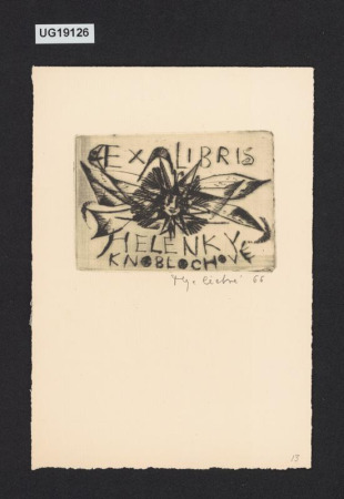 Ex libris Helenky Knoblochové