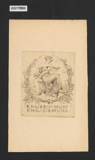 Ex libris MUDr Emil Zikmund