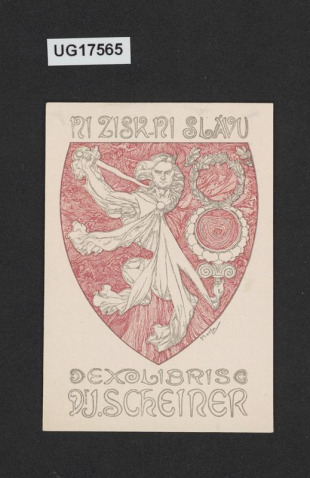 Ex libris Dr. J. Scheiner