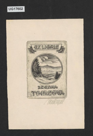 Exlibris Zdenka Tomsova