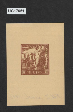 Ex libris M. M.