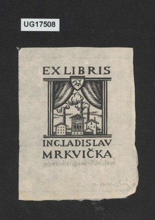 Exlibris Ing. Ladislav Mrkvička