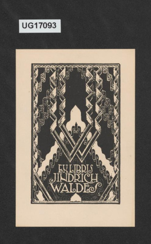 Exlibris Jindřich Waldes