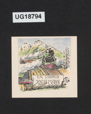 Ex libris Jenda Mann