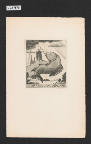 Exlibris JUDR Ant. Kapr