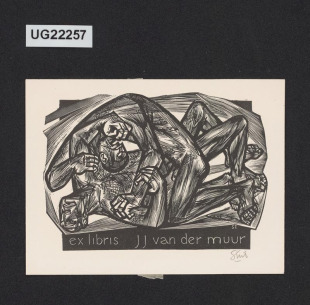 Ex libris J J van der Muur