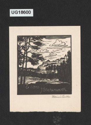 Ex libris J. Stichenwirth