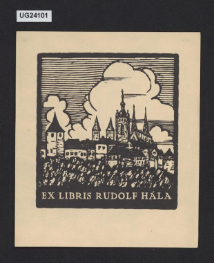 Ex libris Rudolf Hála