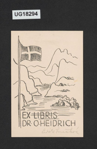 Ex libris Dr. O. Heidrich