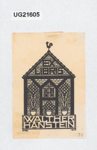 Ex libris Walther Hanstein