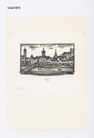 Exlibris Dr. Anna Lerperger