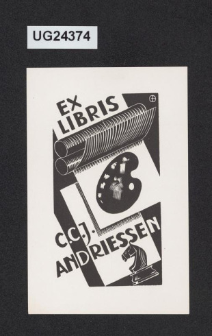 Ex libris C. C. J. Andriessen