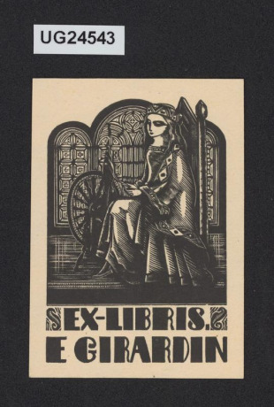 Ex libris E. Gerarden