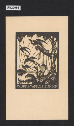 Ex libris Maria Zeitlinger