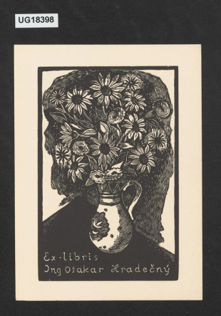 Ex-libris Ing Otakar Hradečný