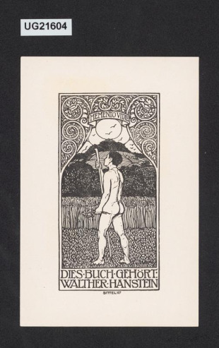 Das Buch  gehört Walther Hanstein